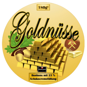 Goldnüsse | Ruhrpott-Serie | Ruhrpottbonbons | Ruhrpottbonbonvertrieb