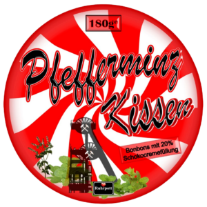 Pfefferminz Kissen | Ruhrpott-Serie | Ruhrpottbonbons | Ruhrpottbonbonvertrieb
