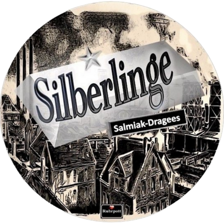 Silberlinge - Salmiak Dragees - Ruhrpottbonbonvertrieb